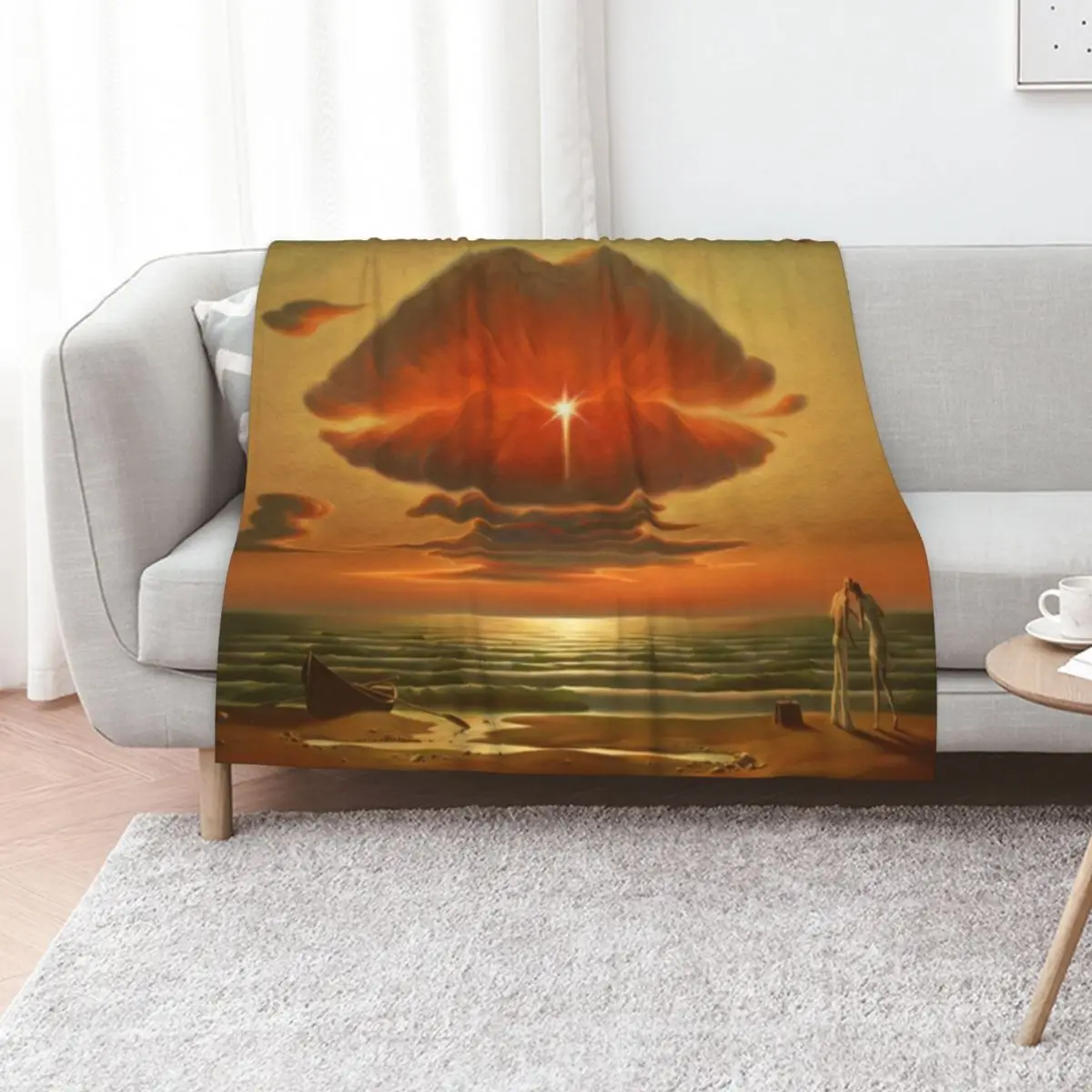 Dali Art, Salvador Dali Paints, Surrealism Art Throw Blanket Blankets For Baby Hairys wednesday For Sofa Thin Loose Blankets