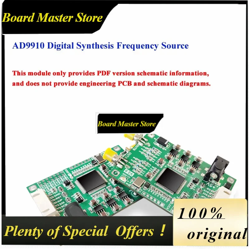 BoMaSAD9910 Digital Synthetic Frequency Source 1GHz Main Frequency High Performance DDS Module 450MHz KDT9910-008-DDS