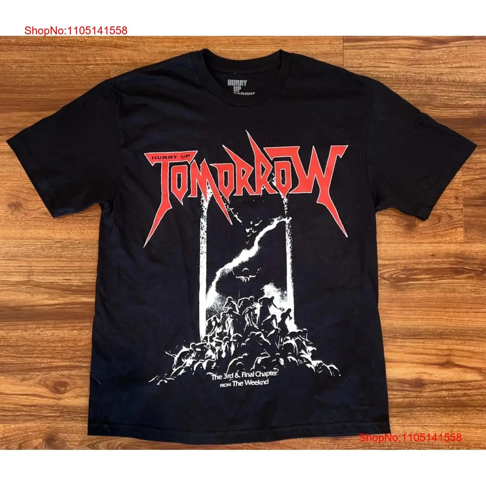 The Weekend Hurry Up Tomorrow T Shirt Target Exclusive Men's Size XL vintage Washed streetwear Slightly Casual fashion Soft