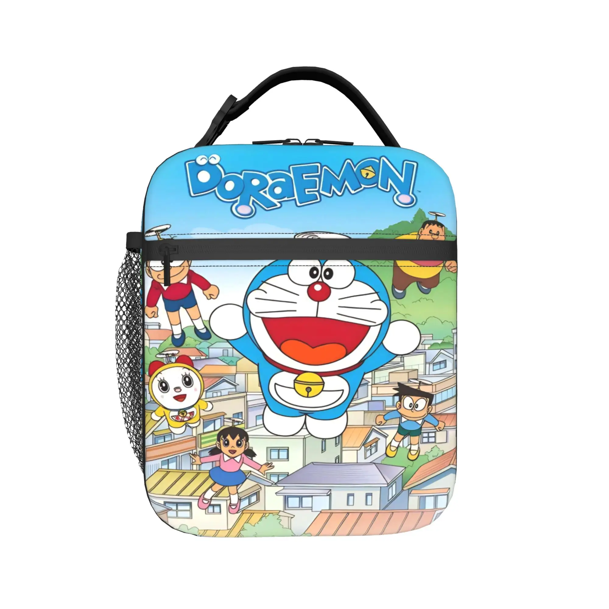 

doraemons blue cats cat Thermal Insulated Lunch Bag for Picnic Portable Food Container Bags Men Women Cooler Thermal Lunch Boxes