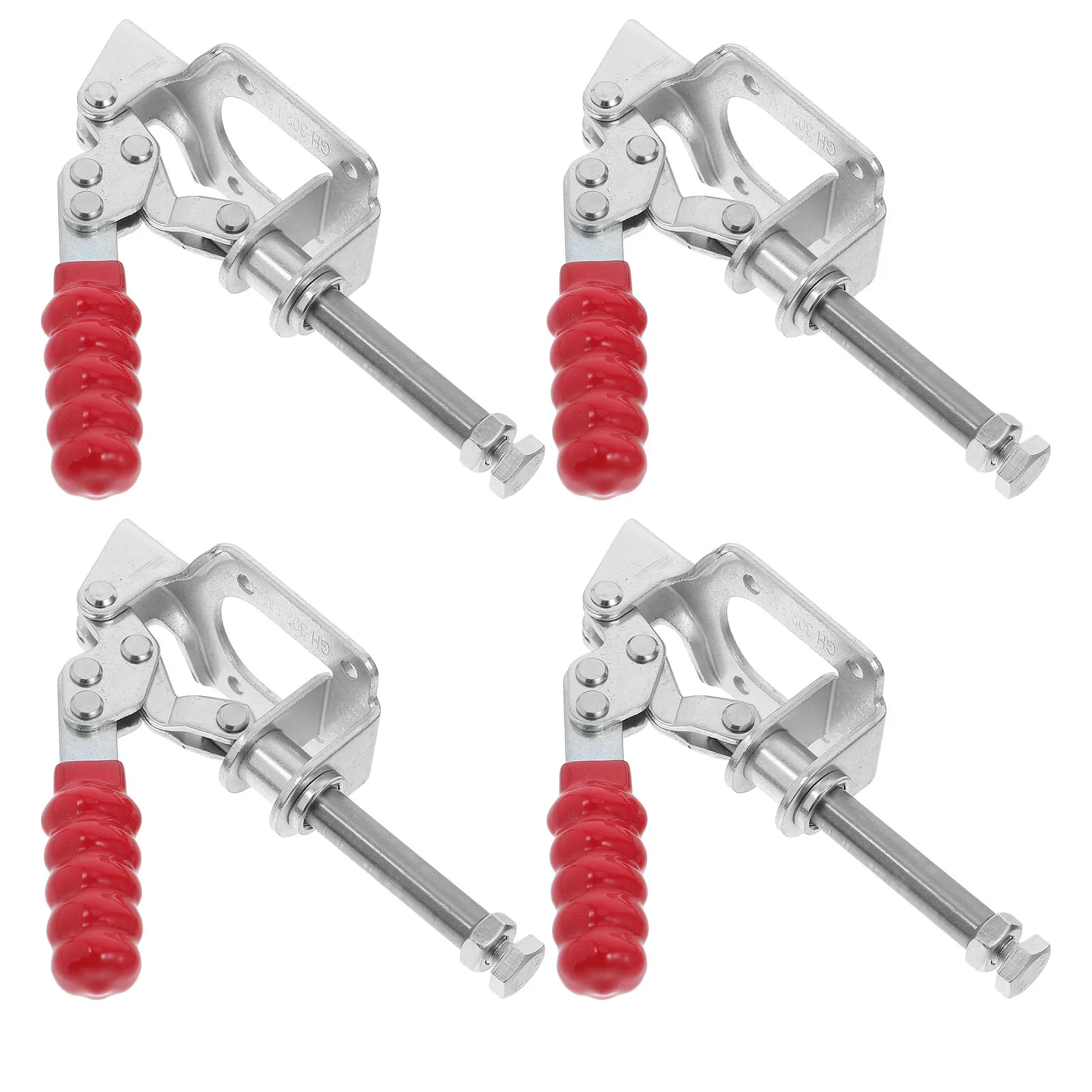 

4pcs Elbow Clamp Heavy Duty Push Pull Toggle Clamps Quick Release For Woodworking Welding Diy Workshop Hold Down Clamps