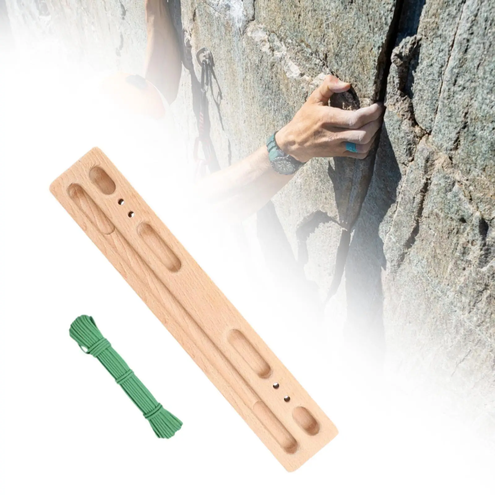 Climbing Hangboard Forearm Exerciser Rock Climbing Fingerboard for Athletes