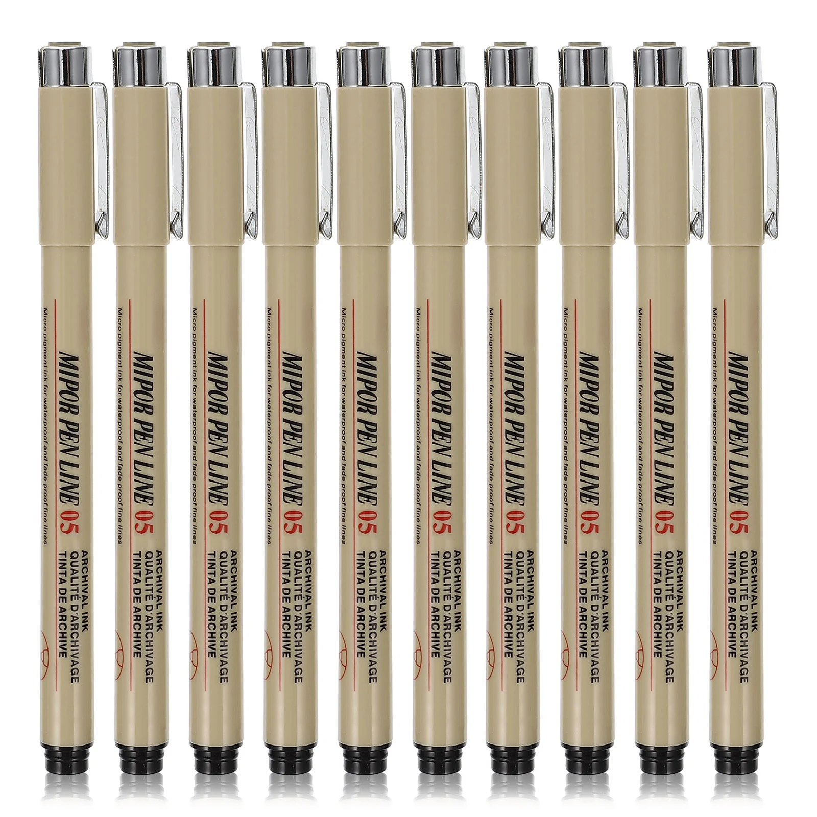 

10 шт. водонепроницаемые ручки-лайнеры, быстросохнущие ручки с акриловыми красками для художников, письменщиков, иллюстраторов, многофункциональные аксессуары для рисования