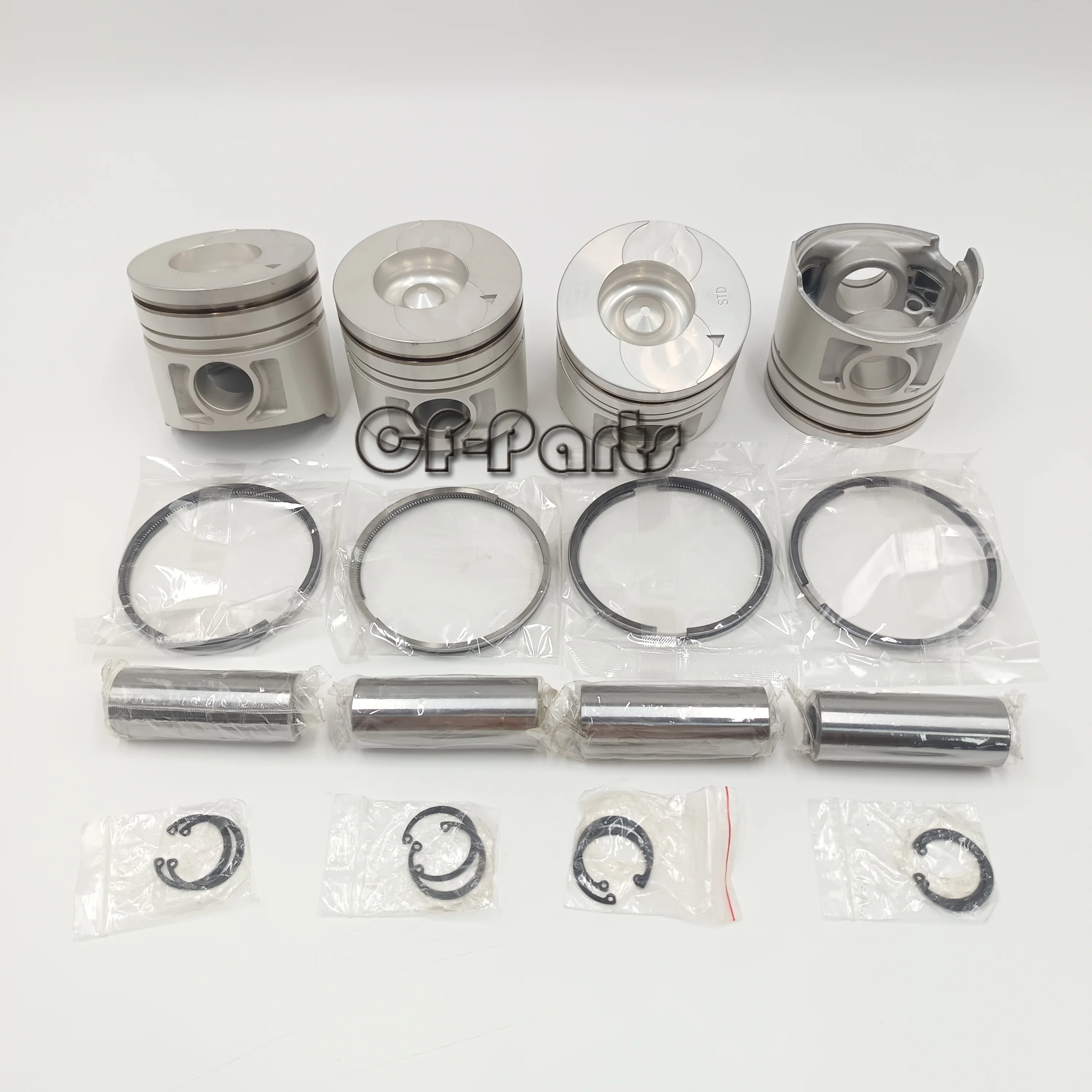 

New 4 x STD Piston & Ring Set Kit FOR Nissan BD30 Turbo Engine