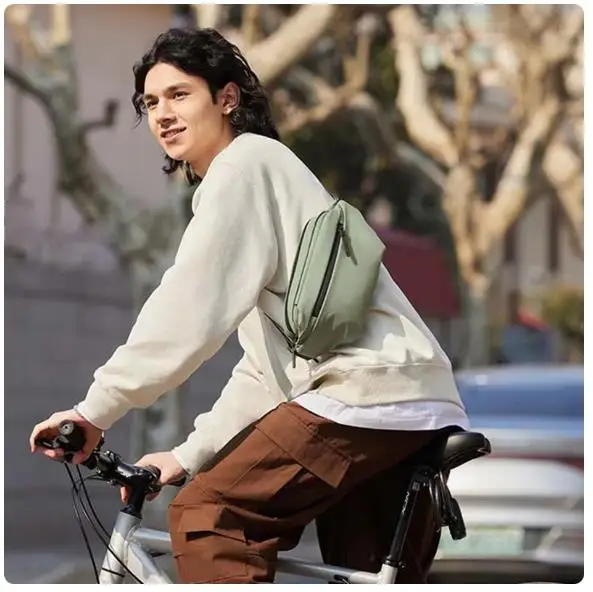 Xiaomi Mijia-Bolsa Multifuncional Esportiva Peito, Bolsa de Ombro Lazer, Bolsa para Cinto, Design Impermeável, Exterior Essencial, 2024