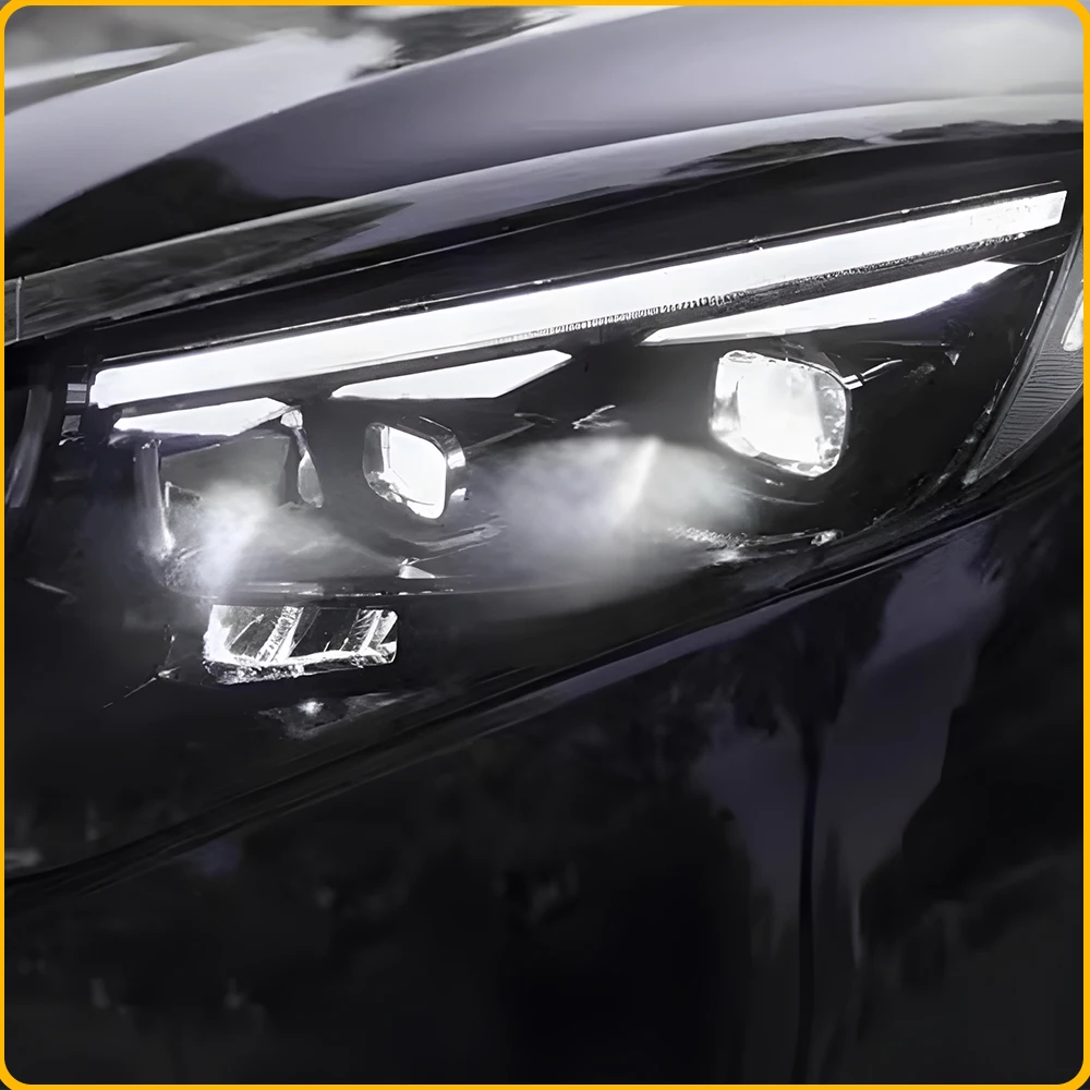 

For Benz V-Class Vito W447 2017-2024 Upgrade GT Style Auto LED Projector Lens Headlights Assembly Plug and Play Startup Effect