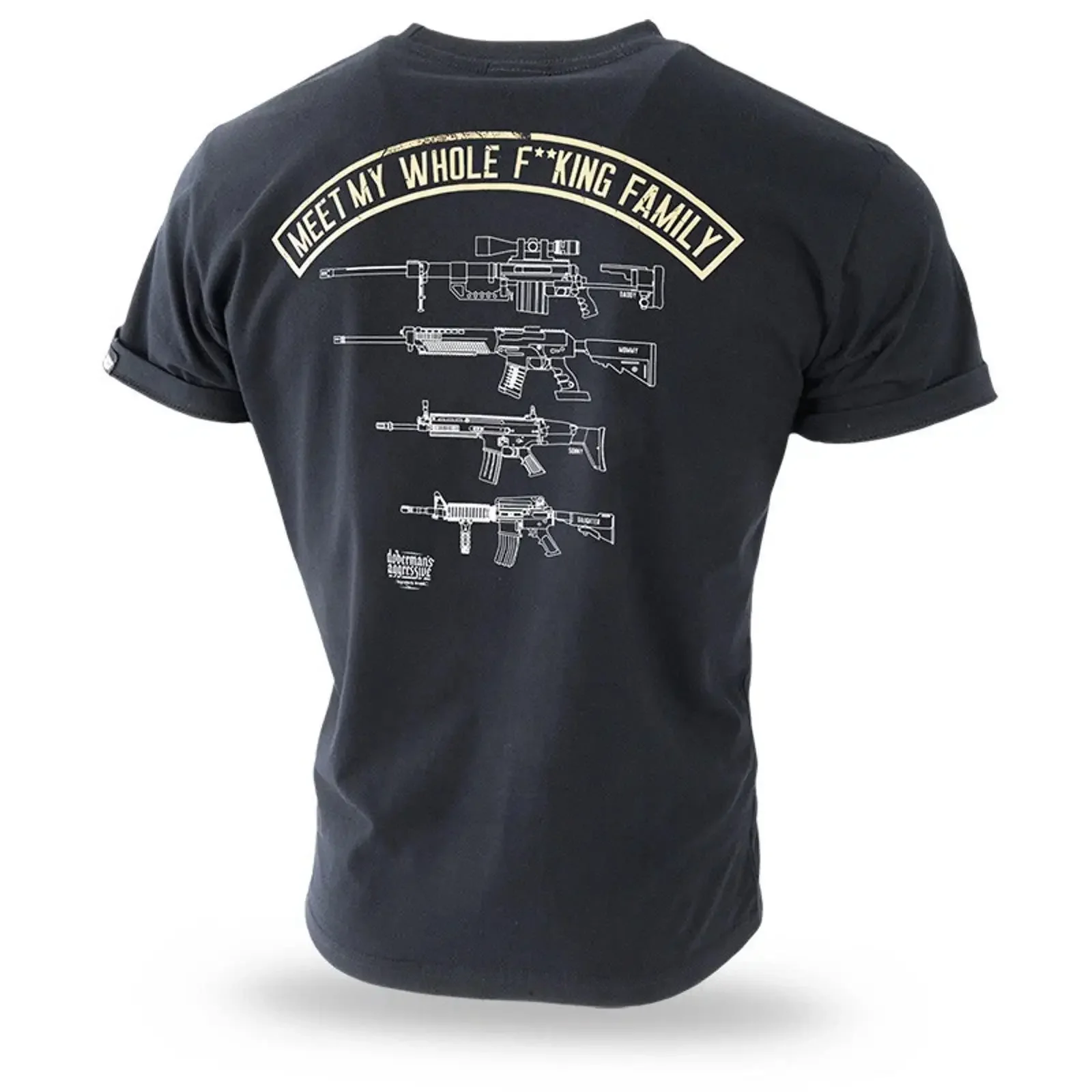 DOBERMANS AGGRESSIVE T Shirt Herren Valhalla Wikinger Vikings Family TS306 vintage Washed Soft homme Comfortable