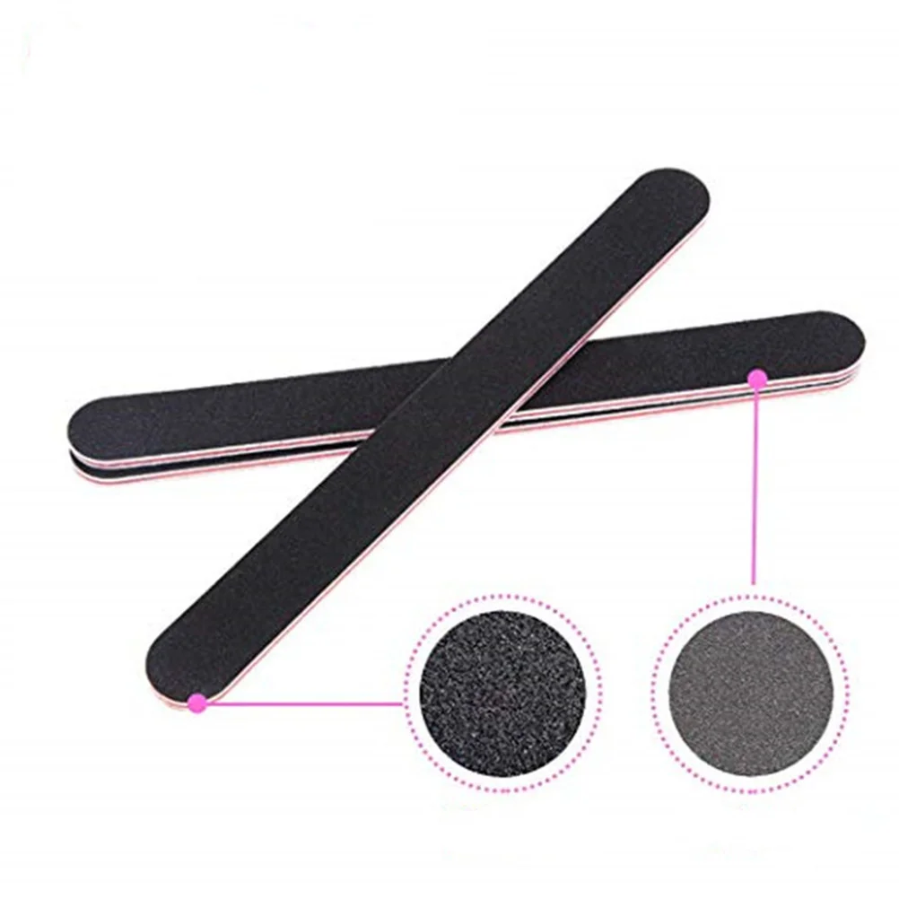 

20pcs Grinding Set Square Shape Nail Files Boards Sanding Blocks For Fingernails Toenails Acrylic Natural False Nails