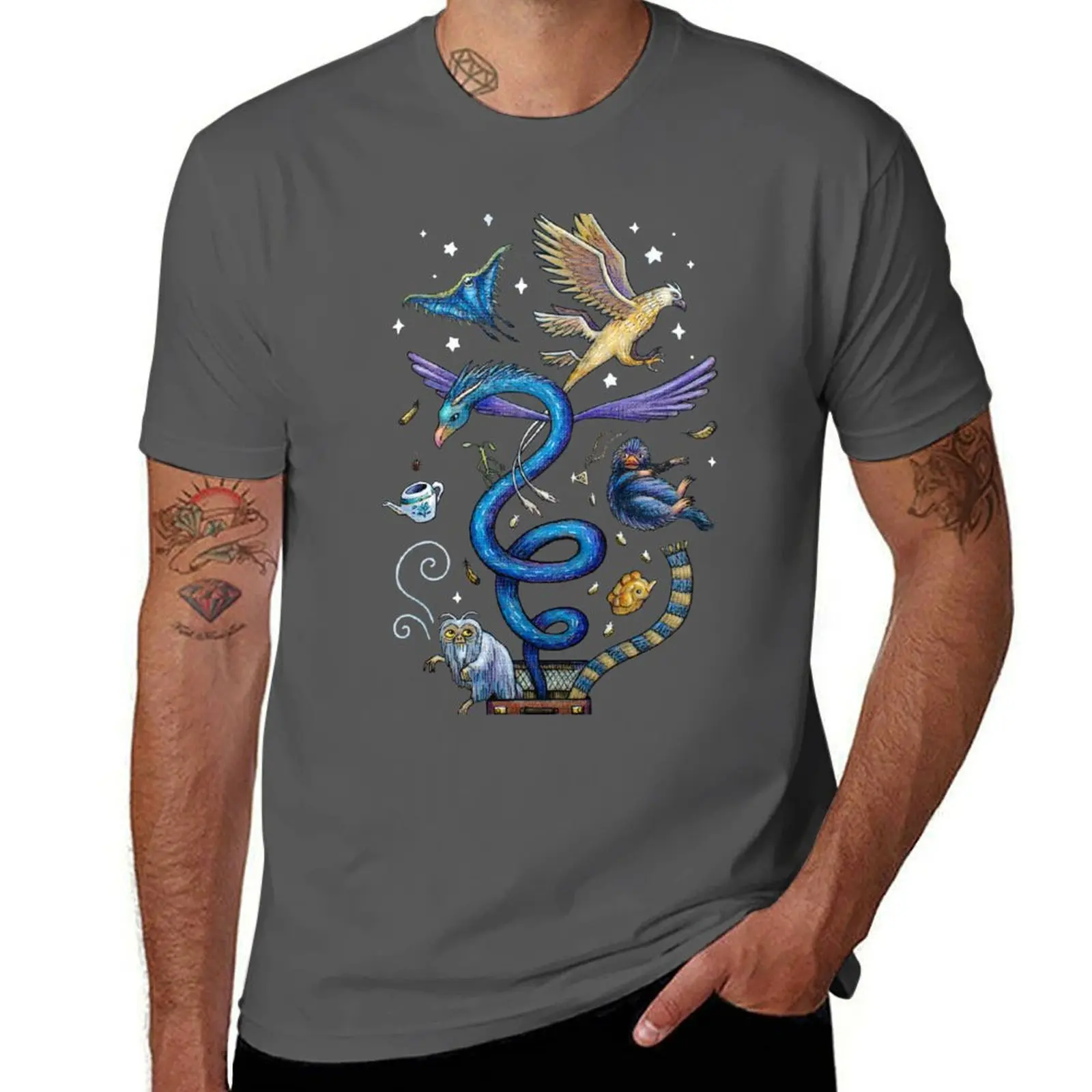 

Fantastic suitcase T-Shirt kawaii clothes tops Man t-shirt custom shirt t shirts for men pack