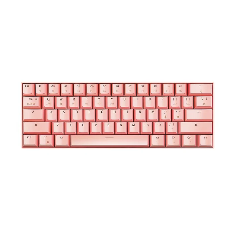 High Quality Compact Design Customize 61-Keys Wireless Gaming Mechanical Keyboard