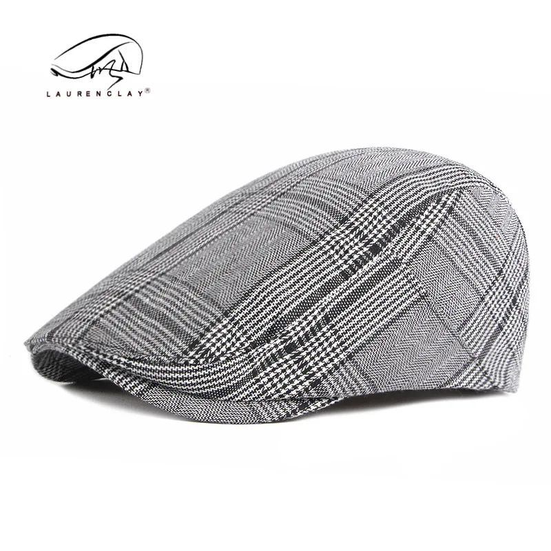 Adjustable Newsboy Hats for Men and Women, Flat Cap, M Irish Cabbie Gatsby Tweed Ivy Youth Boys and Girls