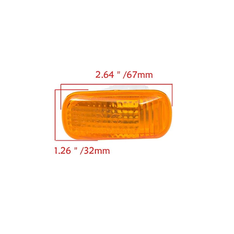 1Pc Car Side Marker Light Fender Turn Signal Lamp Indicator Housing Accessories for Honda Civic 2006 2007 2008 2009 2010 2011