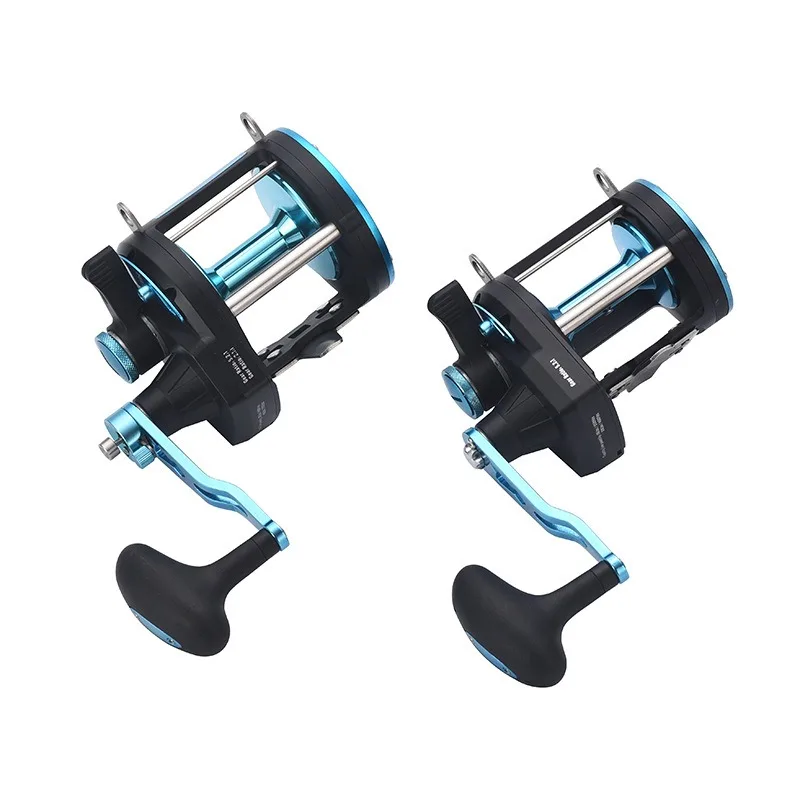 

Double speed ratio iron plate wheel metal sea fishing