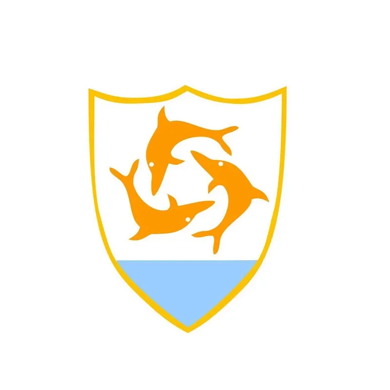

Creative Accessories Shield Anguilla Coat Of Arms Decal PVC Car Sticker