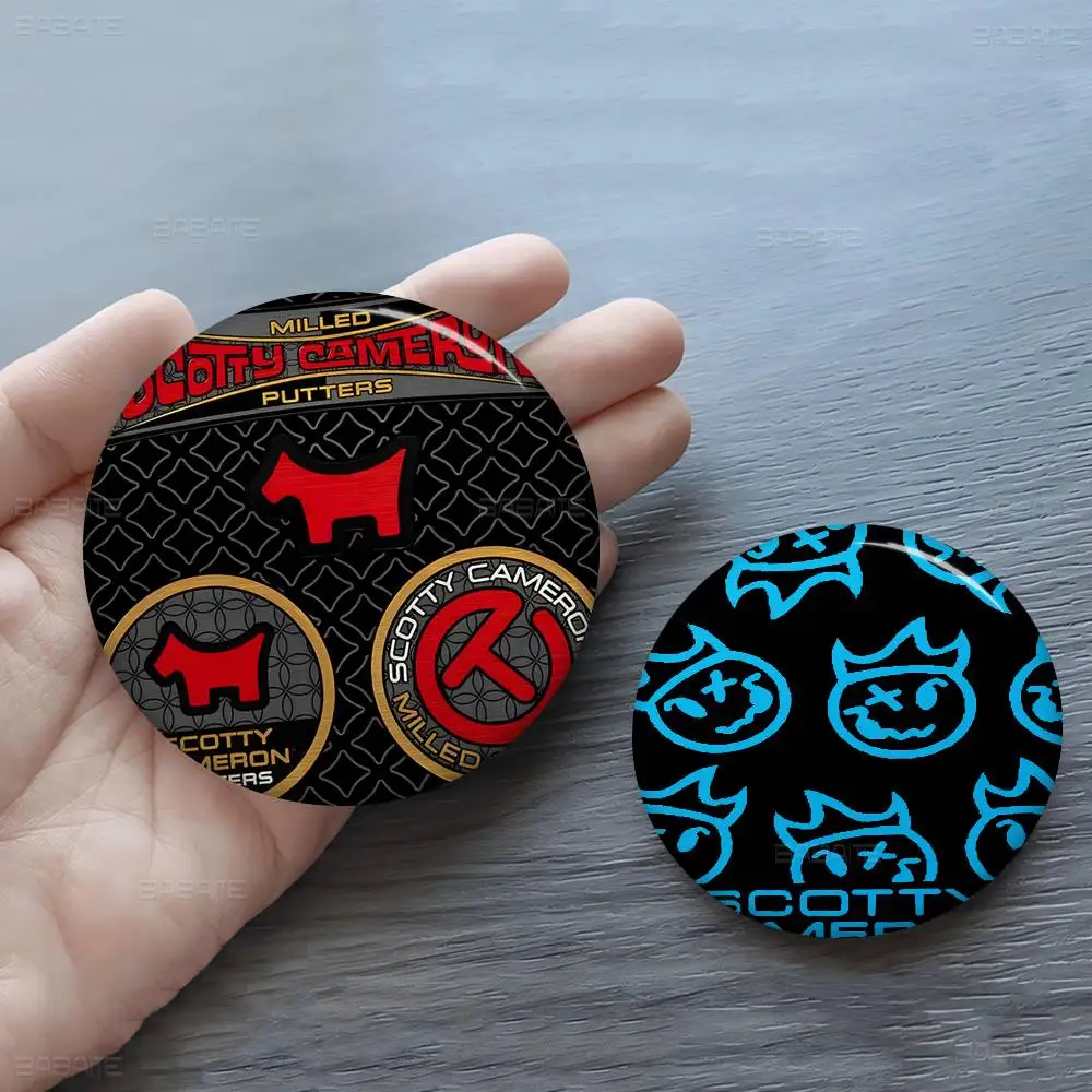 S-Scotty C-Cameron Tinplate Soft Button Pin Brooch Metal Badge Custom Jewelry Accessories Hat Bag Lapel