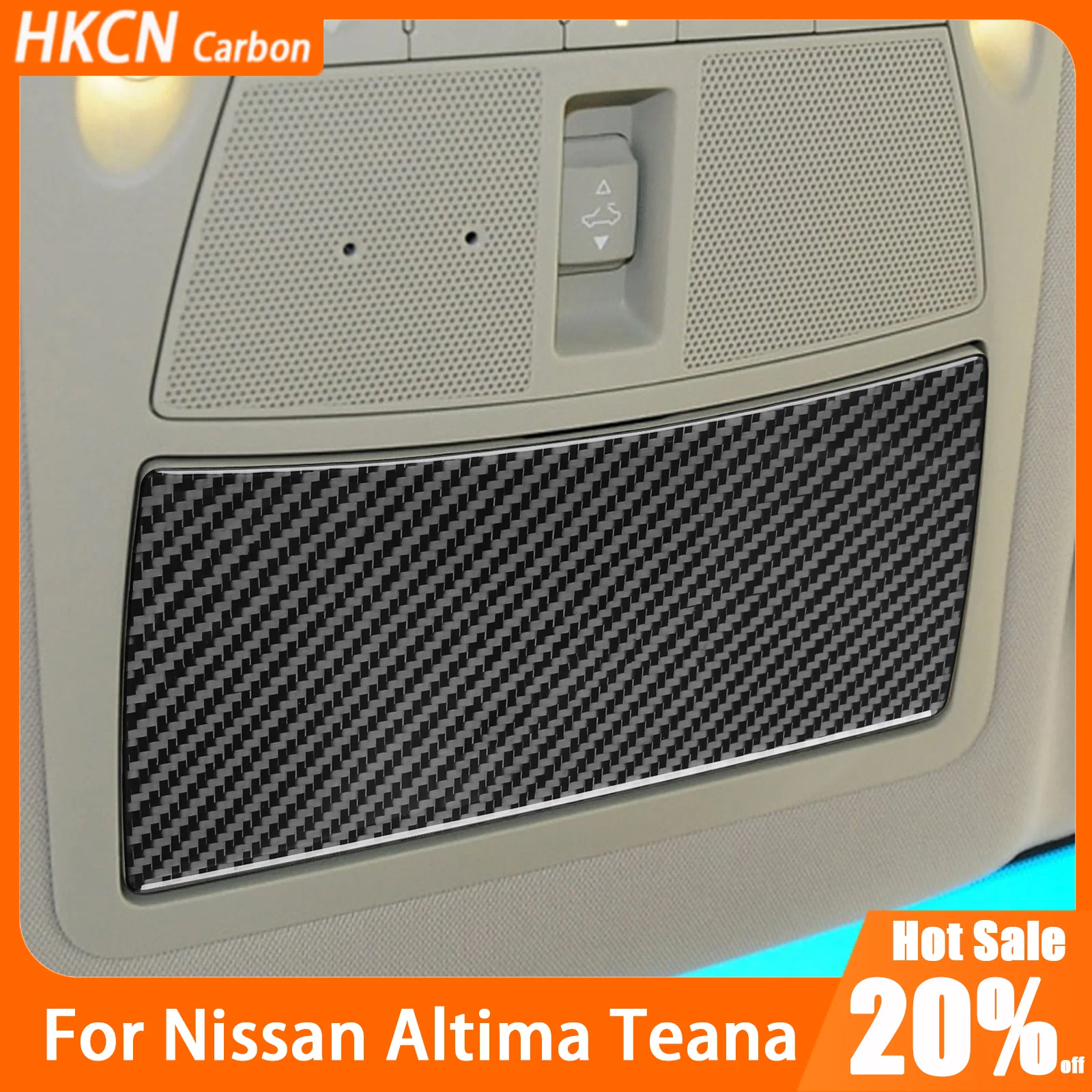 

For Nissan Altima 2013—2018 Carbon Fiber Inner Roof Glasses Case Panel Car Accessories Interior Cover Trim Sticker Modification