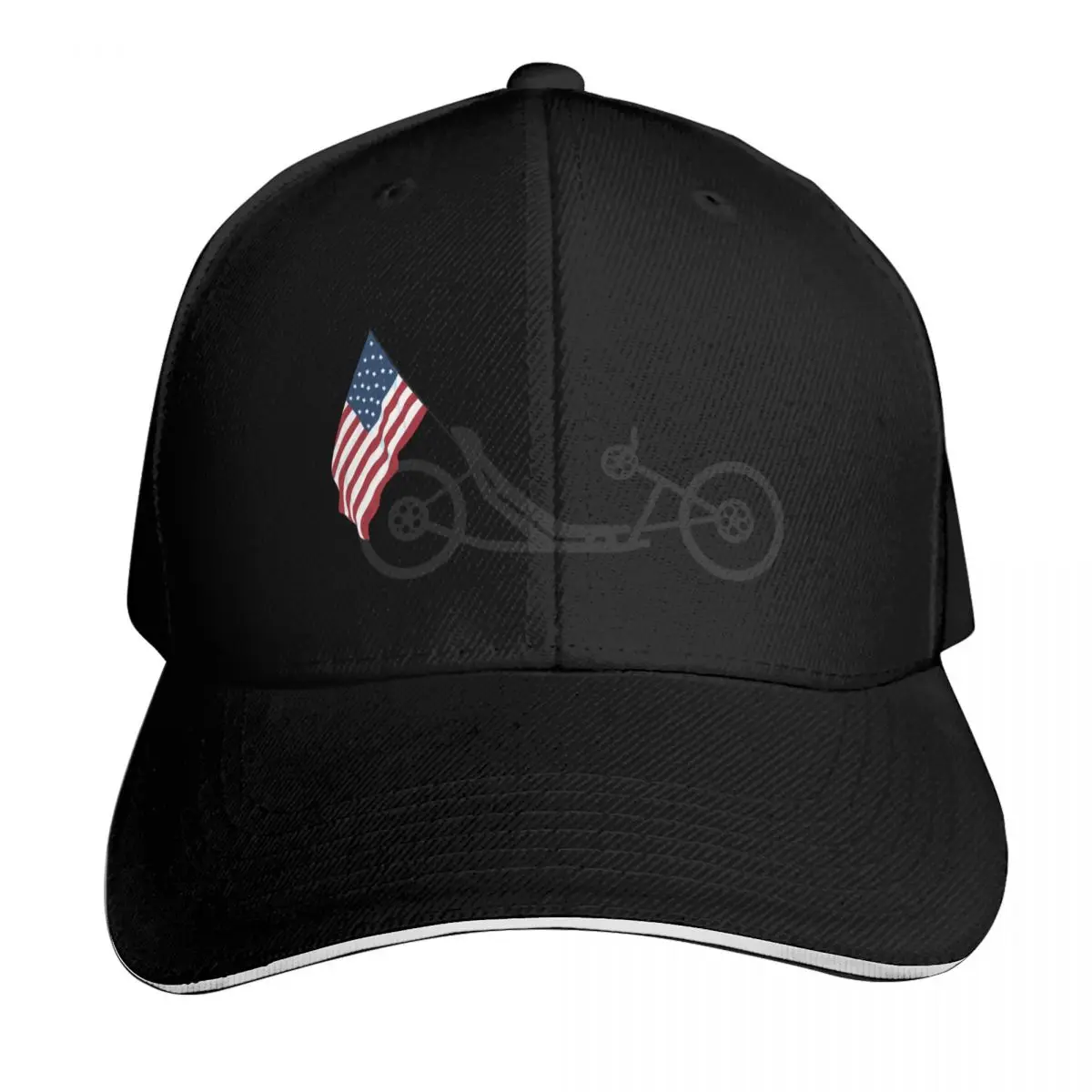 

Recumbent Life Design - Hand Cycle Flag Baseball Cap dad hat Luxury man cap Cosplay hard hat Ladies Men's