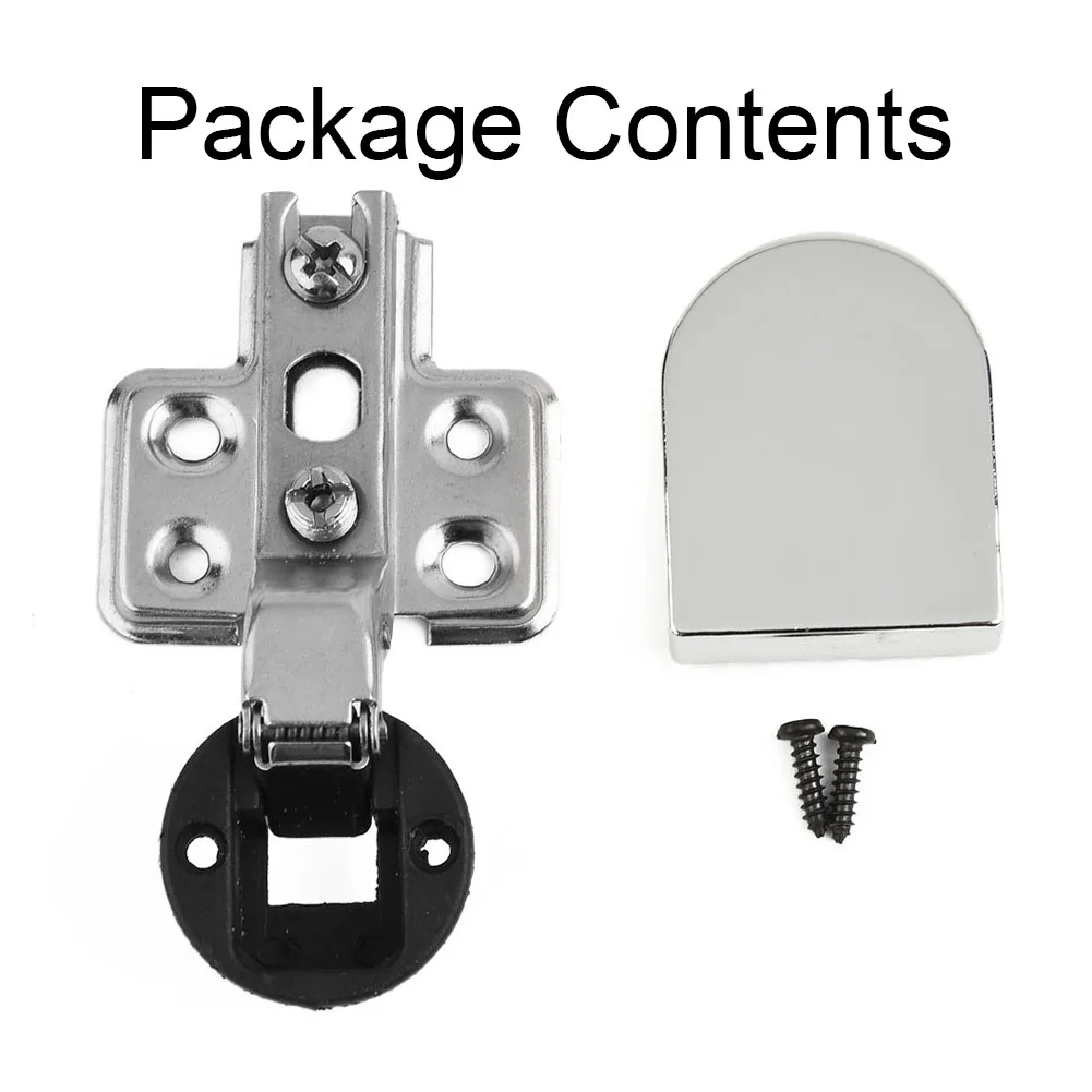 Hydraulic Damping Glass Hinge Compatible with For Mini Round Head Glass Door in Residential and Commercial Use