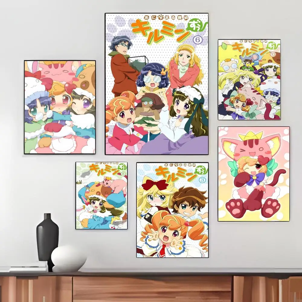 Merch Animals Detective Kirumi Poster Pegatina artistica HD autoadhesiva impermeable para salon dormitorio