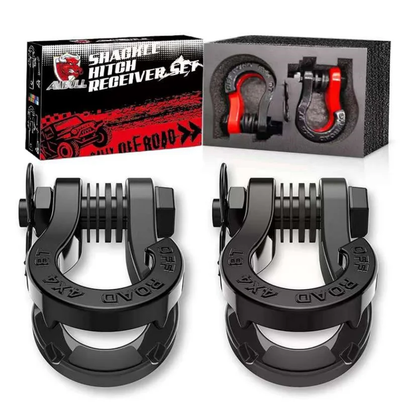 3/4 D Ring Shackle 4.75 Ton4x4 Off-Road Winch Hook Rope for Car Jeep Compass Tow Hooks For Fixing The Winch Hook
