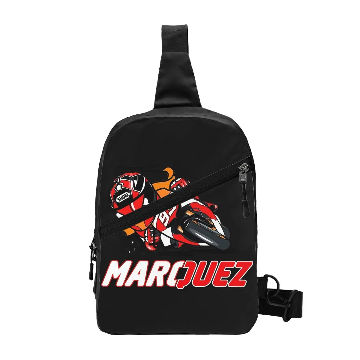 

Custom Fashion 93 Marquez Sling Bags for Travel Hiking Men Motorcycle Racing Crossbody Chest Backpack Shoulder Daypack