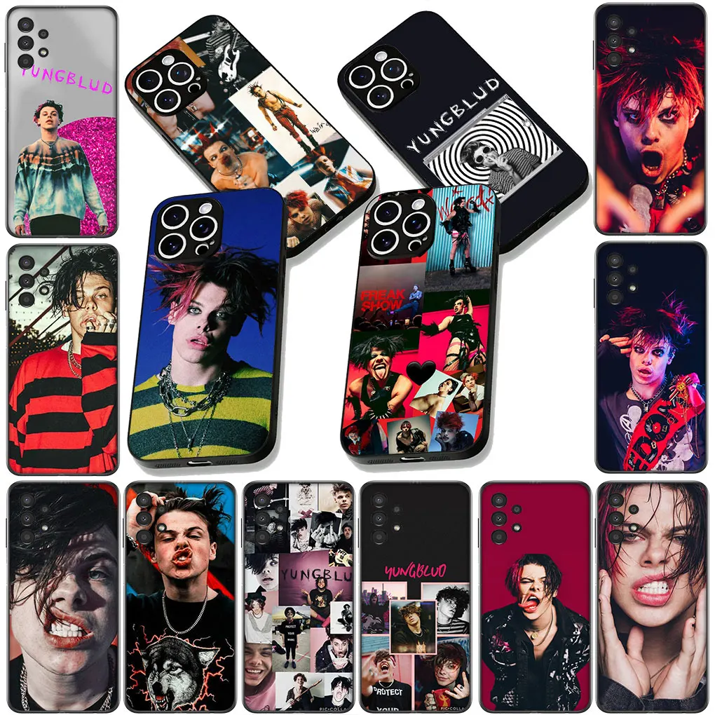 Yungbluds Soft Cover для Samsung Galaxy S25 S24 S23 FE Plus Ultra S7 Edge A16 A15 A35 5G Чехол для телефона