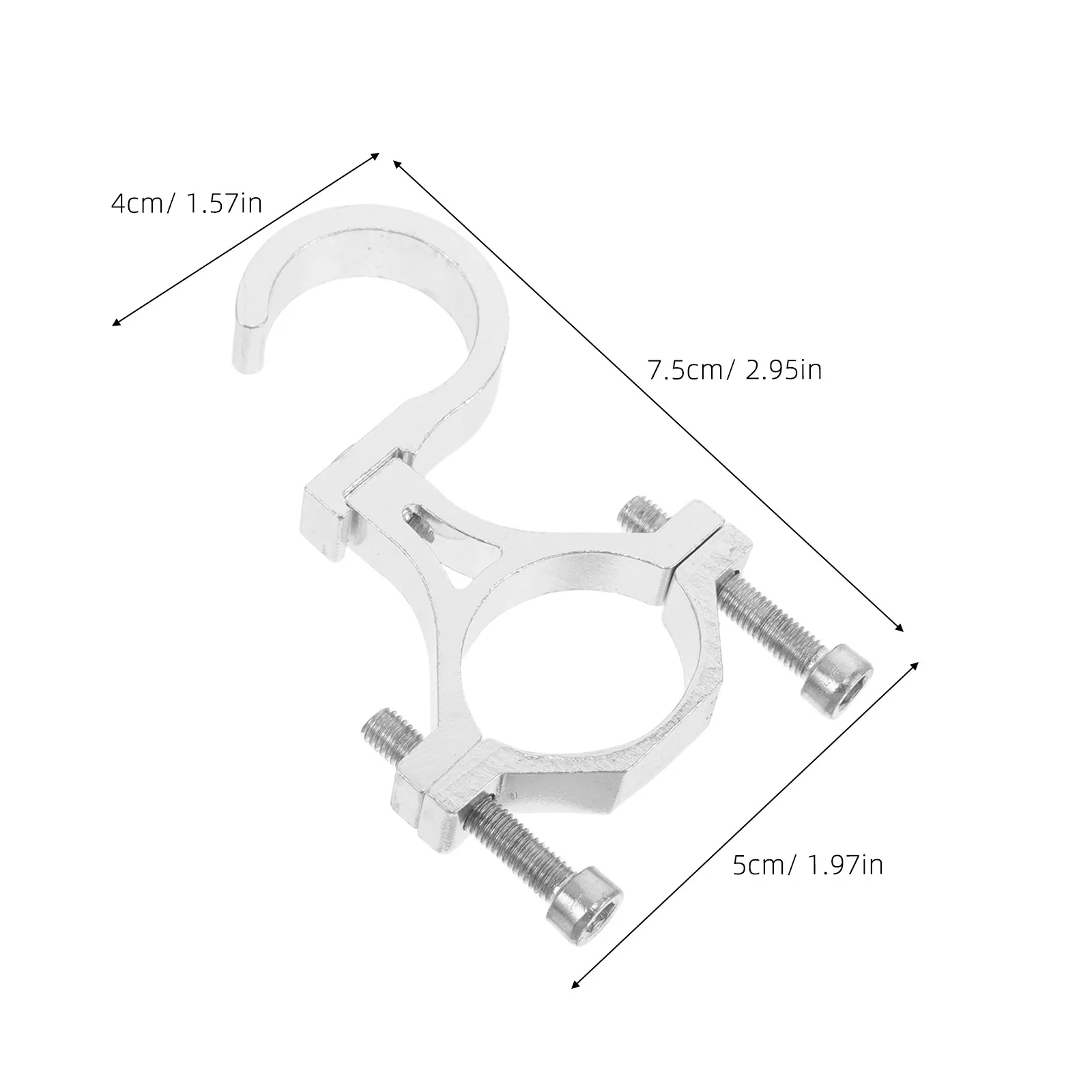4 Pcs Wheelchair Hook Mobility Aid Clamp Hanger for Electric Scooter Handlebar Hooks