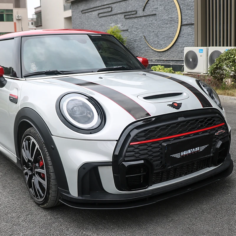 For MINI F56JCW COOPER S Front Lip Splitter 2021-2023 F56 Car exterior Parts Front Bumper Diffuser Small Surround Kit