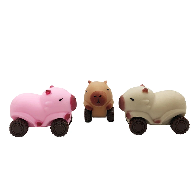 Decompression Capybara Stretching Car Unique Four Wheeled Stretchable And Playable Transformation Toy Cars Children's Gifts