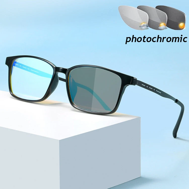 

Unisex Smart Photochromic Far-sight Glasses Fashion Color Changing Sports Eyeglasses Men Women Finished Reading Eyewear Diopter