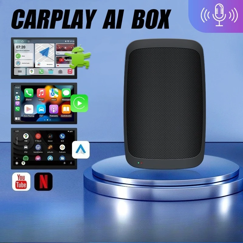 

For Car Factory Wired to Wireless CarPlay Android Auto Adapter Dongle Android 11 Plug and Play Support Download Apps Accessories