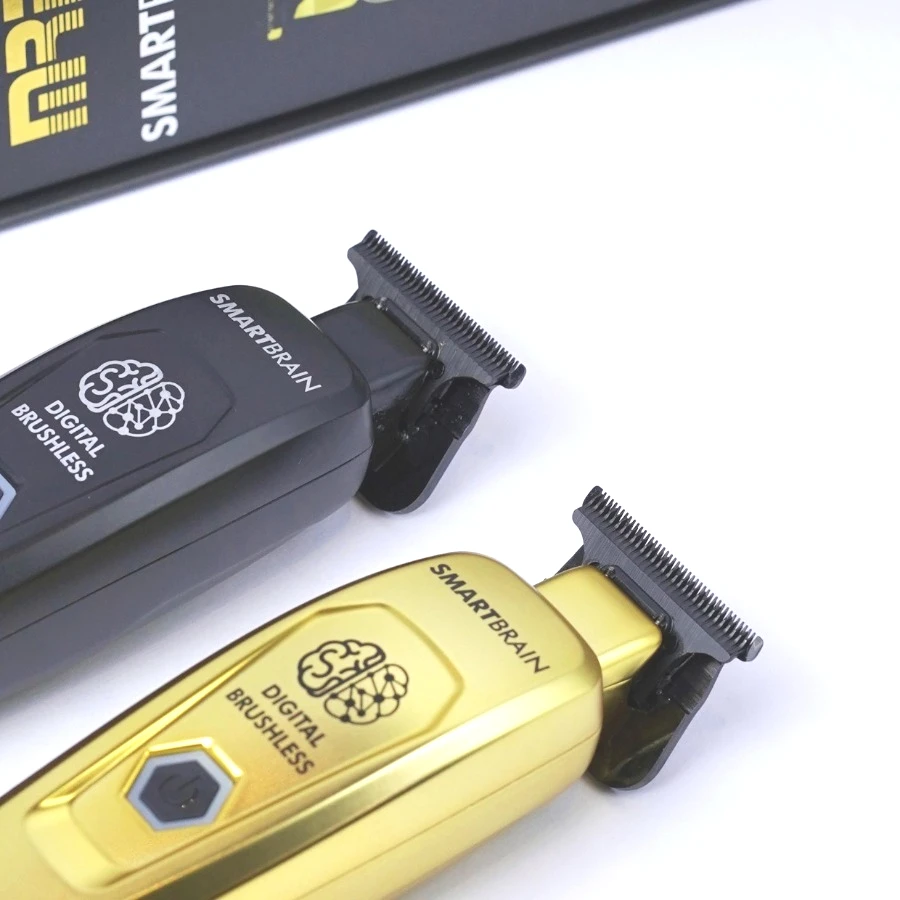 MRD CLIPPER GMT-90-4 ماكينة تشذيب شعر الدماغ الذكية، 7200RP، ماكينة قص الشعر للرجال جسم معدني كامل DLC 440C شفرة