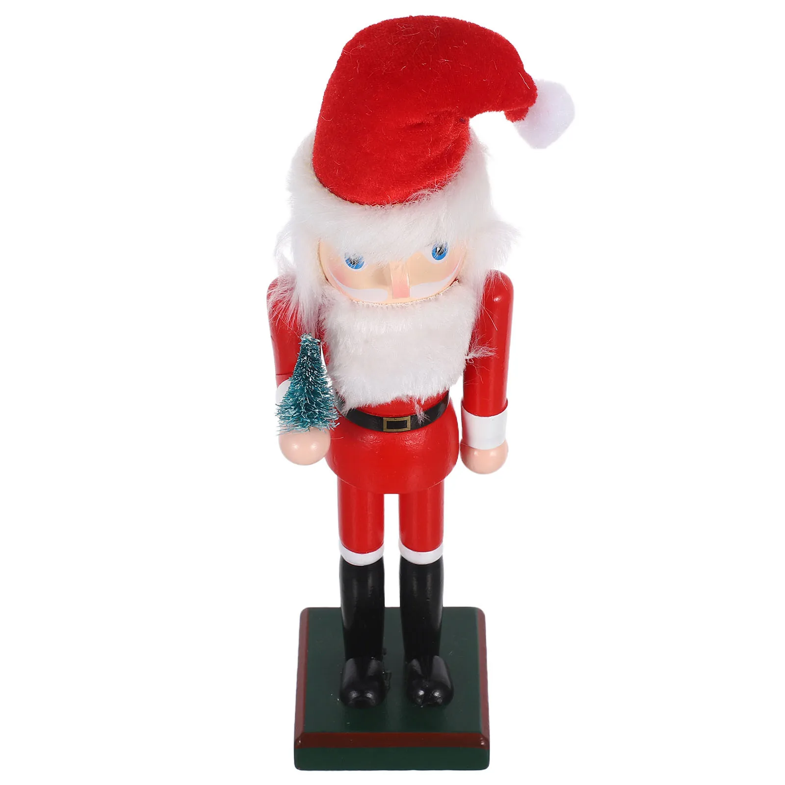 

Wooden Nutcracker 25Cm Handcrafted Christmas Decoration For Mantel Tabletop Windowsill Display Xmas Nutcracker Holiday Tabletop