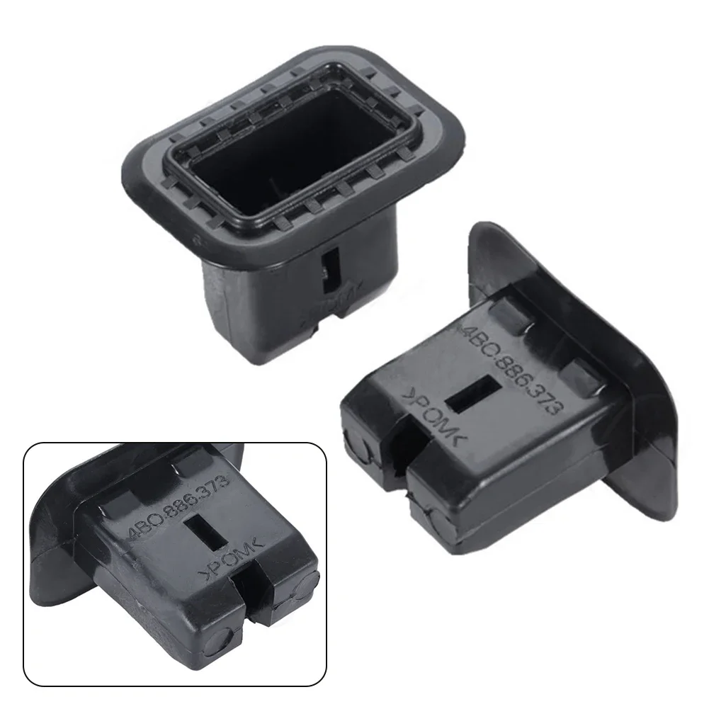 

2pcs Car Rear Seat Fixing Buckle 4B0886373,4B088637301,4B088637301C,1K0886373C Black Plastic Seat Fixing Buckle