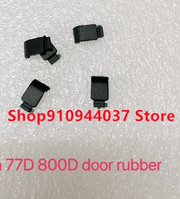 1 Uds nueva cubierta de puerta de batería puerto Base inferior de goma para Canon para EOS 77D 800D pieza de reparación de cámara