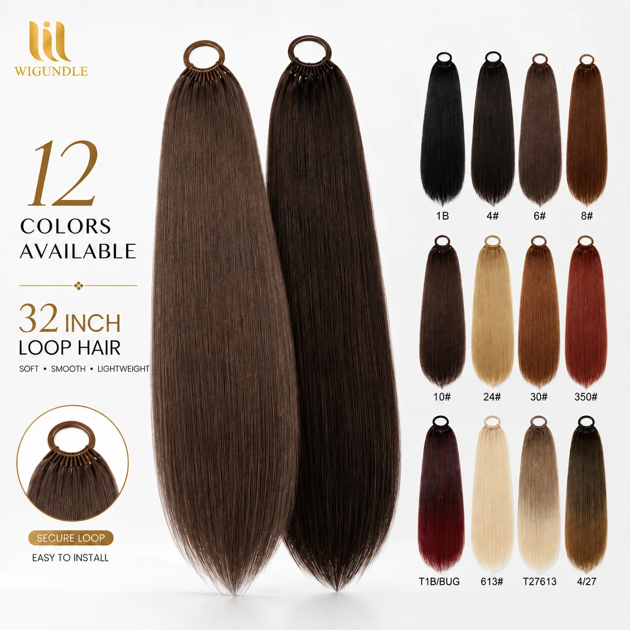 Ponytail Hair Extensions for Black Women, Heat Resistant High Temperature Fiber Long Straight Rubber Band Ponytail, 32inch 150g