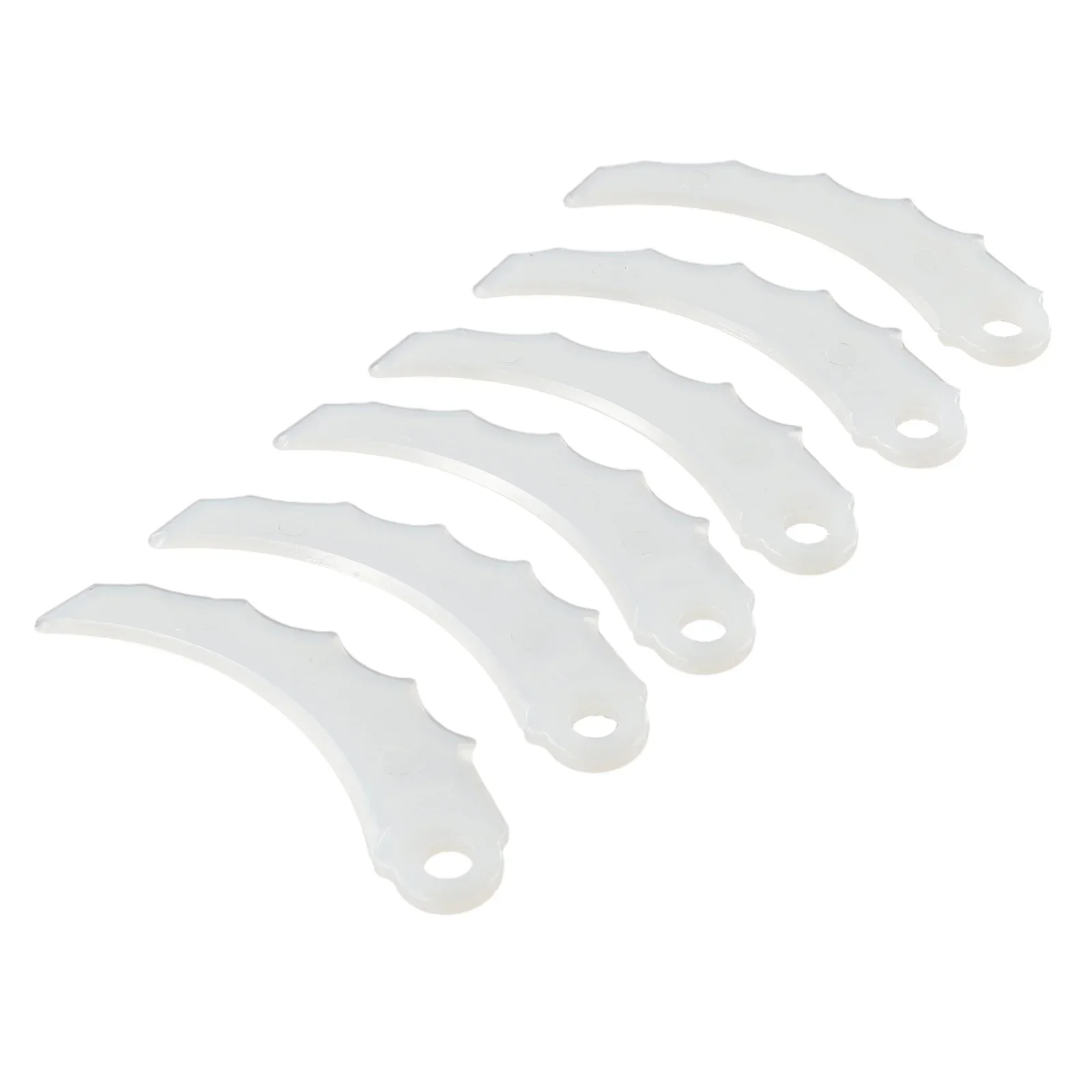 12Pcs White Plastic Blade For-Makita 198426-9 255MM Replacement Blades For Cordless-Grass Trimmer Garden Timmer Tool Accessories