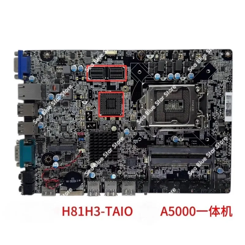 

Промышленная плата H81H3-TAIO A5000, универсальная основная плата/процессор четвертого поколения/память третьего поколения, б/у, демонтированная.