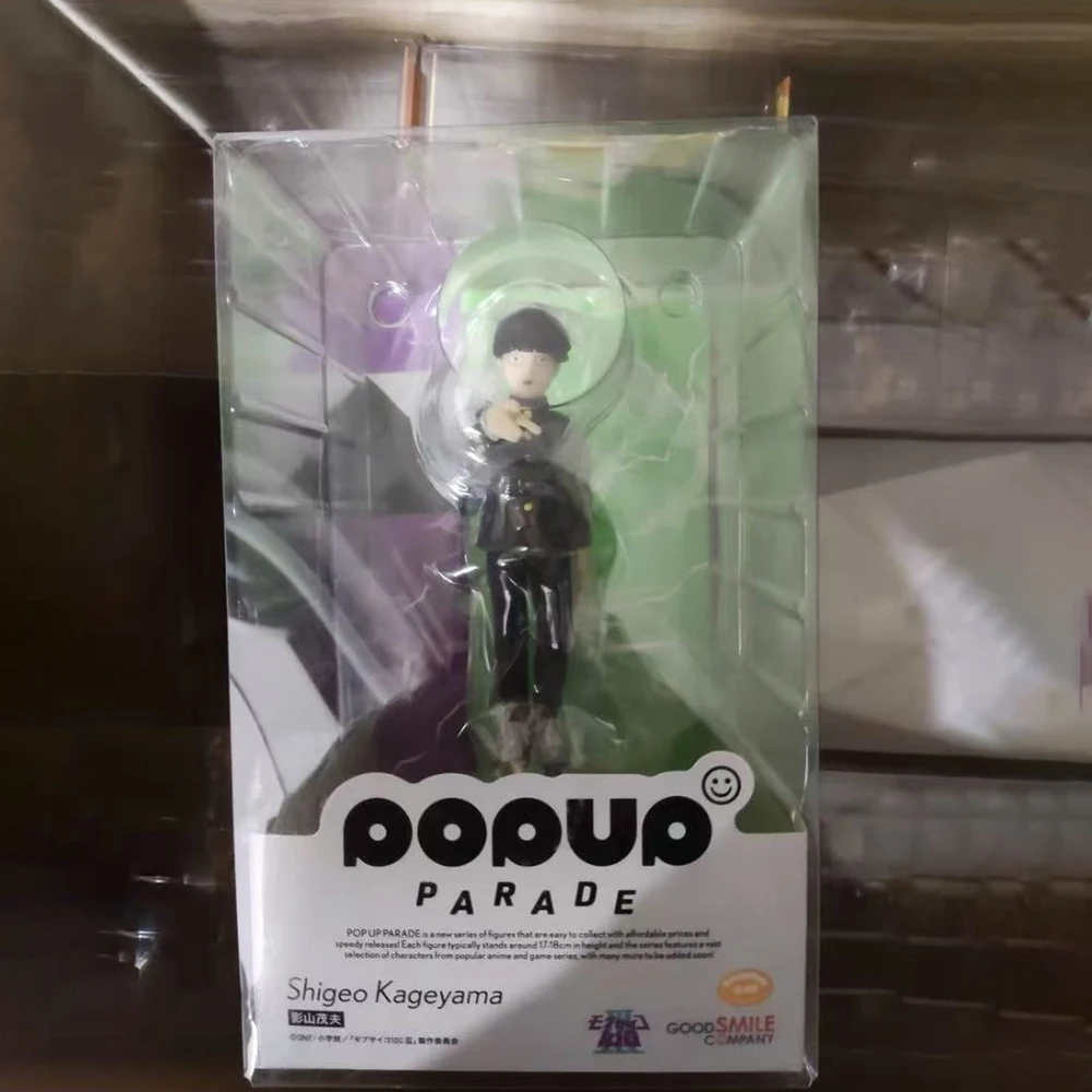 100% Original en Stock Good Smile Company Pop Up Parade Mob Psycho 100 III Kageyama Shigeo figura de Anime colección de figuras de acción