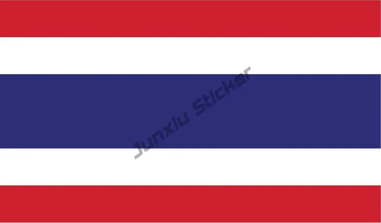 Creative Decals Thailand Map Flag Decal Thai Style Element Elephant Buddhist Decal Premium Quality Vinyl Car Accessories KK13cm