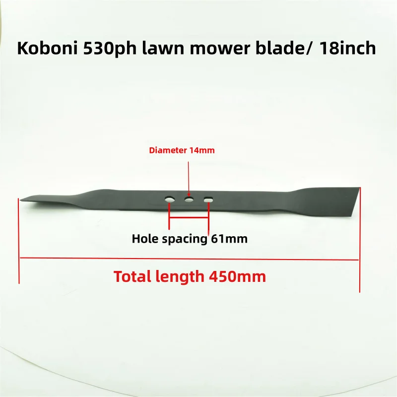 XMSJ 18 Inch Lawn Mower Blade Part  for Kobonyi 530PH Lawn Mower Garden Landscaping Replacement Parts