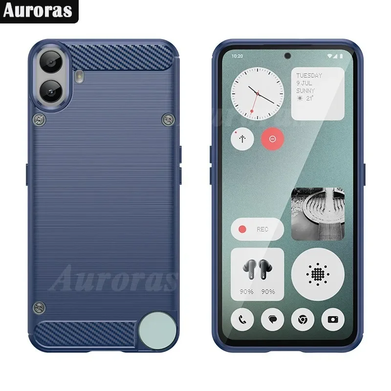 Auroras per telefono CMF 1 custodia Business spazzolato Texture Soft antiurto Shell per telefono CMF 1 Cover Fundas