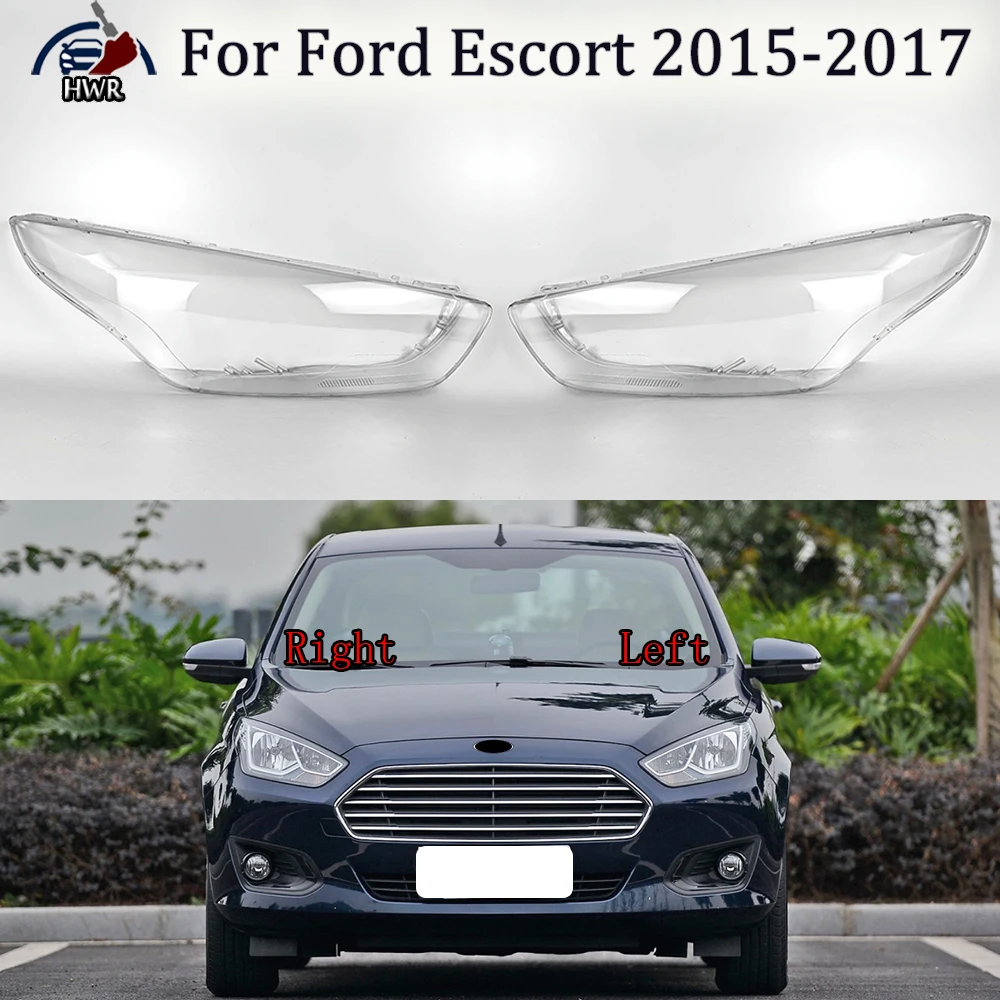 

Transparent Headlight Cover Headlamp Shell Clear Lens Plexiglass Replace Original Lampshade For Ford Escort 2015 2016 2017