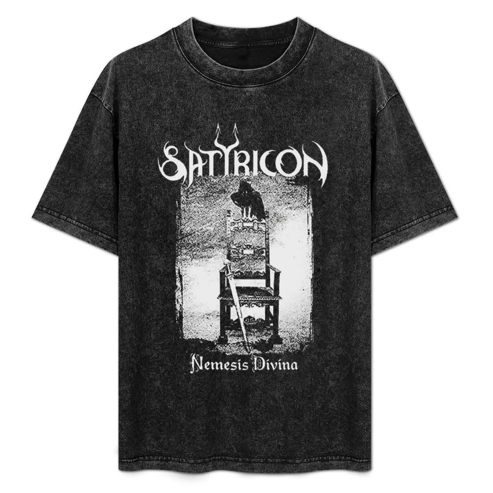 Nemesis Divina Satyricon T-Shirt Basic Comfort Fit T-Shirt for Men