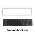white IRON-ON