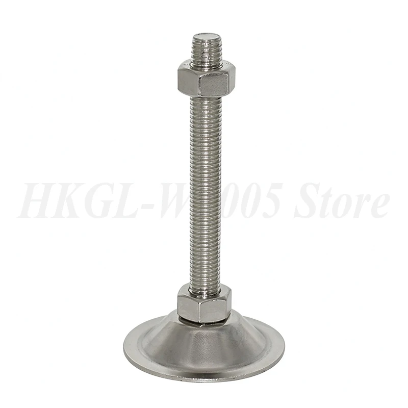 M8-M24 Carbon Steel Galvanized Horn Type Adjustable Leveling Foot Wear-resistant Industrial Support Feet Adjustable Foot Cup