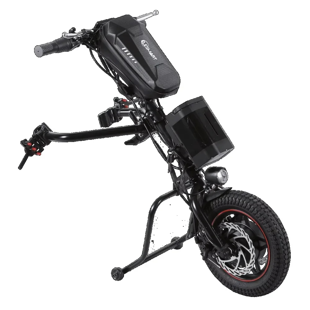 

Newest 12inch 350w electric handcycle for disabled high torque attachment with shock absorber