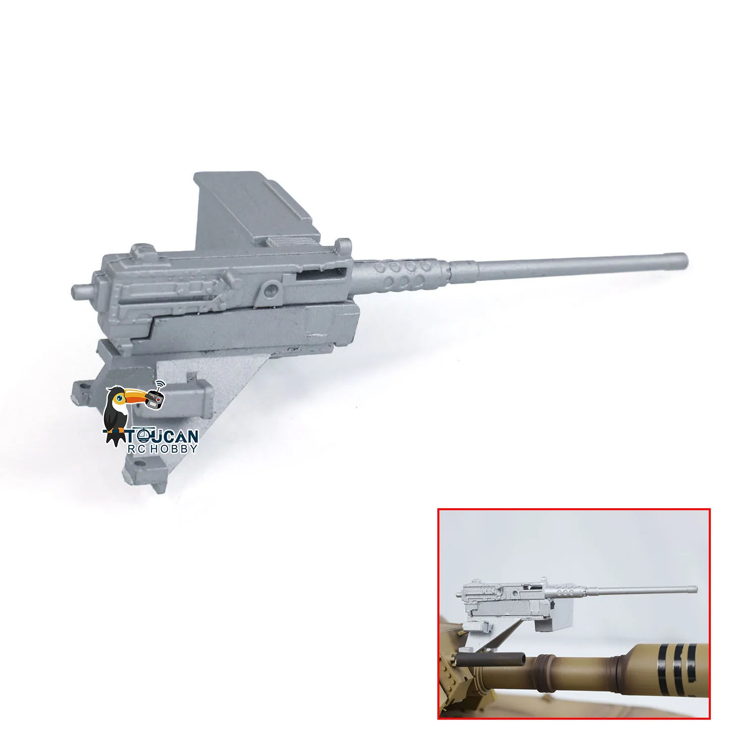 1/16 RC Tank Machine Gun for HENG LONG Abrams Remote Control Tanks 3918 Parts TH21298-SMT4