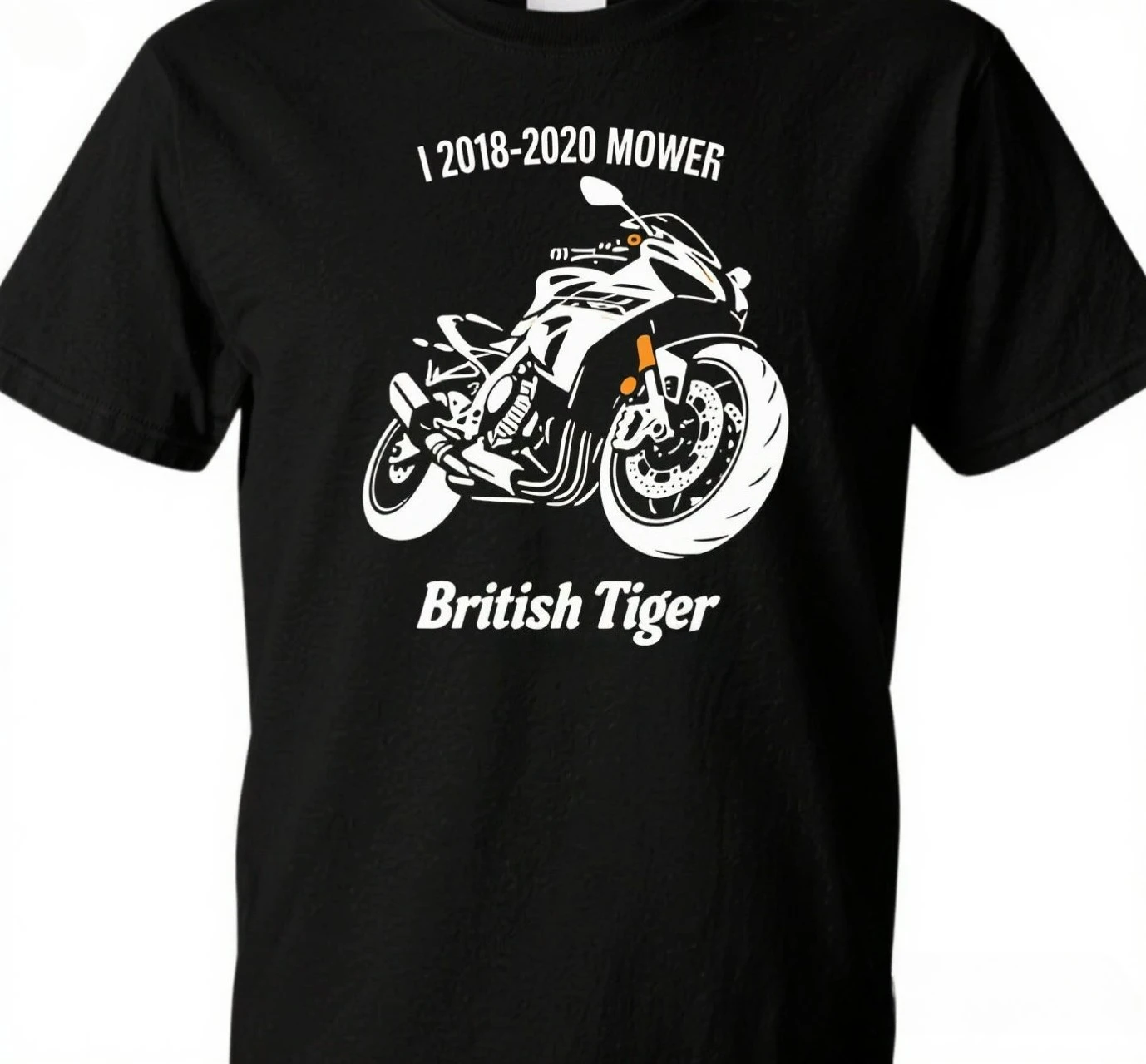 

2018-2020 Models British Tiger 800 Motorcycle Fans T-Shirt 100% Cotton O-Neck Short Sleeve Casual Mens T-shirt Rider Streetwear