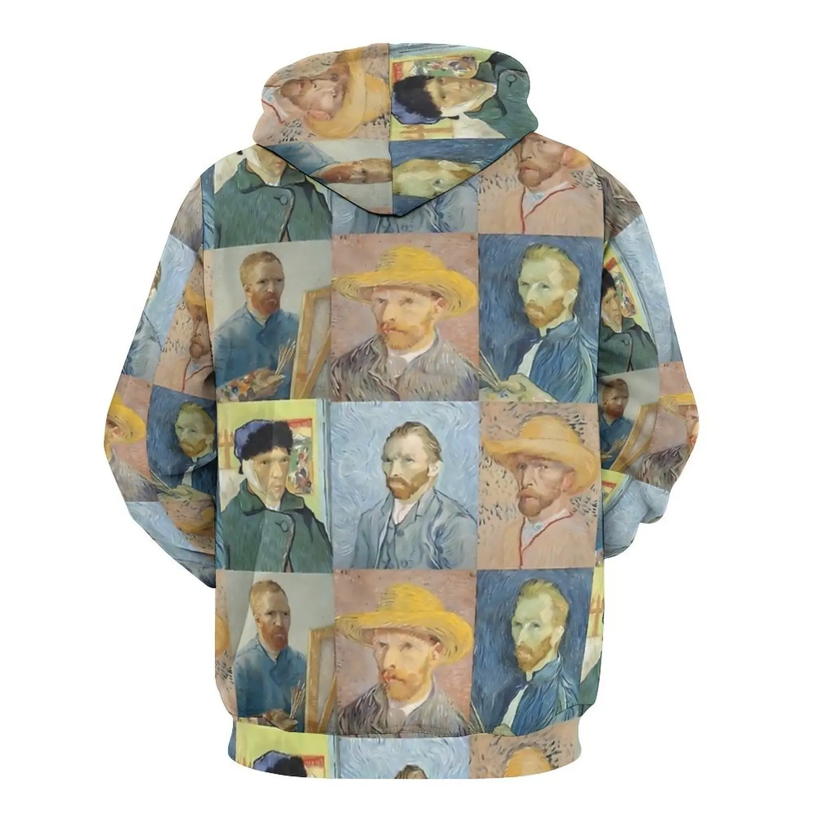 Vincent Van Gogh Hoodies Long Sleeve  Aesthetic Casual Hoodie Autumn Harajuku Oversized Pattern Loose Hooded Sweatshirts image 3